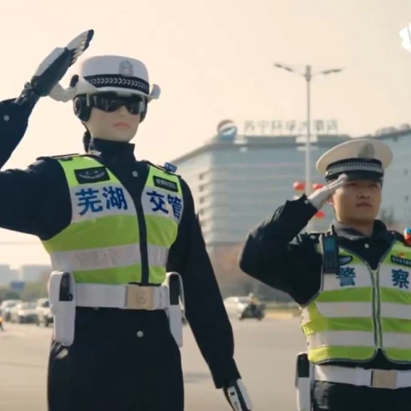 Bangkok Post - China trials AI police robots for traffic control