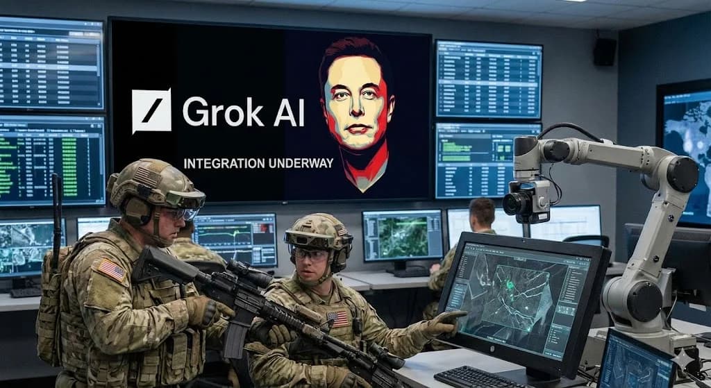 ပင်တဂွန်ရဲ့ စစ်ဆင်ရေးကွန်ရက်တွေထဲ Elon Musk ရဲ့ Grok AI ဝင်လာပြီ