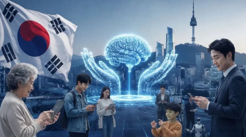 တောင်ကိုရီးယားက ပြည်သူအားလုံးကို AI အခမဲ့ ပေးသုံးမည်