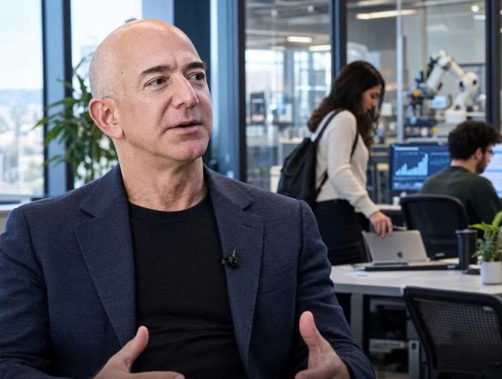 Jeff Bezos က AI ကြောင့် လူသားတွေ တစ်ပတ်မှာ ၃ ရက်ပဲအလုပ်လုပ်ရမှာ ဖြစ်ပြီး လူတစ်ယောက် အလုပ်လုပ်တာနဲ့ တစ်မိသားစုလုံး ထိုင်စားနိုင်မယ်လို့ ပြော