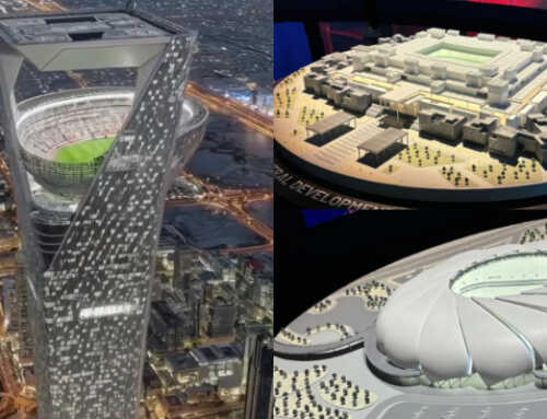 သဲကန္တာရအထက် မီတာ ၃၅၀ မှာ မိုးပျံ အားကစားကွင်း တည်ဆောက်မယ့် ဆော်ဒီအာရေးဗီးယား