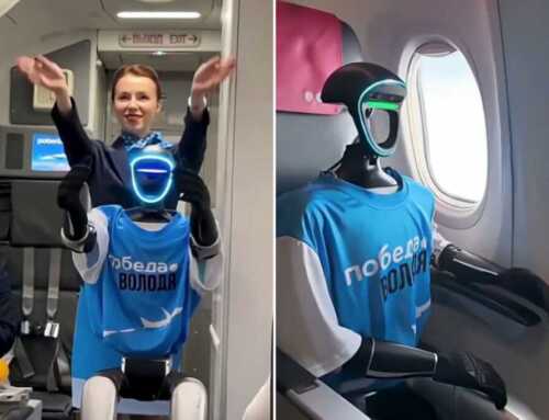 ရုရှားလေကြောင်းလိုင်း Pobeda က လူတူစက်ရုပ်ကို လေယာဉ်မယ်အဖြစ် ကမ္ဘာ့ပထမဆုံး စတင်အသုံးပြု