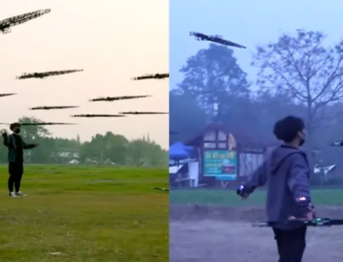 ဒရုန်းတွေနဲ့ ဓားပျံတွေ လုပ်ပြီး လက်နဲ့ ထိန်းချုပ်ပြတဲ့ တရုတ် အမျိုးသား