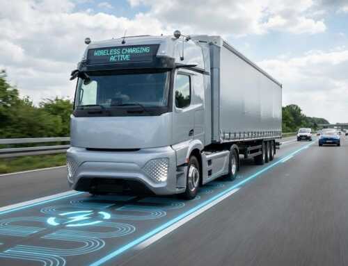 အမေရိကန်မှာ မောင်းနှင်နေတဲ့ ကုန်တင်ကားကြီးကို ကြိုးမဲ့စနစ်နဲ့ အားသွင်းနိုင်မယ့် နည်းပညာ စမ်းသပ်အောင်မြင်