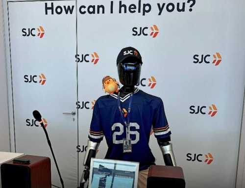 အမေရိကန် လေဆိပ်မှာ AI လူတူစက်ရုပ် သုံးပြီ