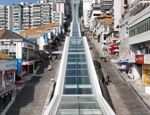 ကမ္ဘာ့အရှည်ဆုံး တောင်တက် စက်လှေကားကြီး တရုတ်နိုင်ငံမှာ ဖွင့်လှစ်