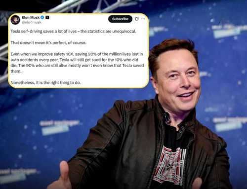 Tesla ရဲ့ Full Self-Driving စနစ်ဟာ လူမောင်းတာထက် ၁၀ ဆ ပိုဘေးကင်းတယ်လို့ Elon Musk ကြေညာ